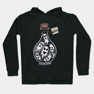 halloween bottle of boos cute ghost art Hoodie